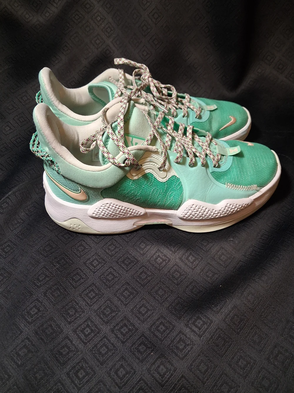 Nike PG 5 Paul George Basketball Shoes Mint Green Size 13
